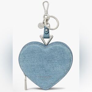 NWT Kate Spade Denim Heart Coin Purse